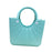 Beach Eva Bag EVA Casual Simple Handbag for Women for Party Birthday Gift Travel Green Lake