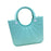 Beach Eva Bag EVA Casual Simple Handbag for Women for Party Birthday Gift Travel Green Lake