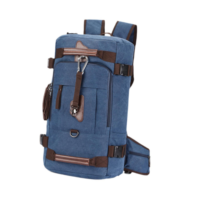 Crofta Rock Climbing Backpack Travel Bag Hiking Rucksack for Touring Cycling Hiking Dark Blue