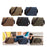 Men Shoulder Bag Zipper Canvas Business Computer Bag for Camping Cycling Gym Khaki