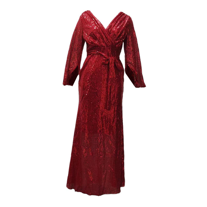 Crofta Women's Evening Gown Dress Red Dress for Evening Valentine's Day Anniversary L