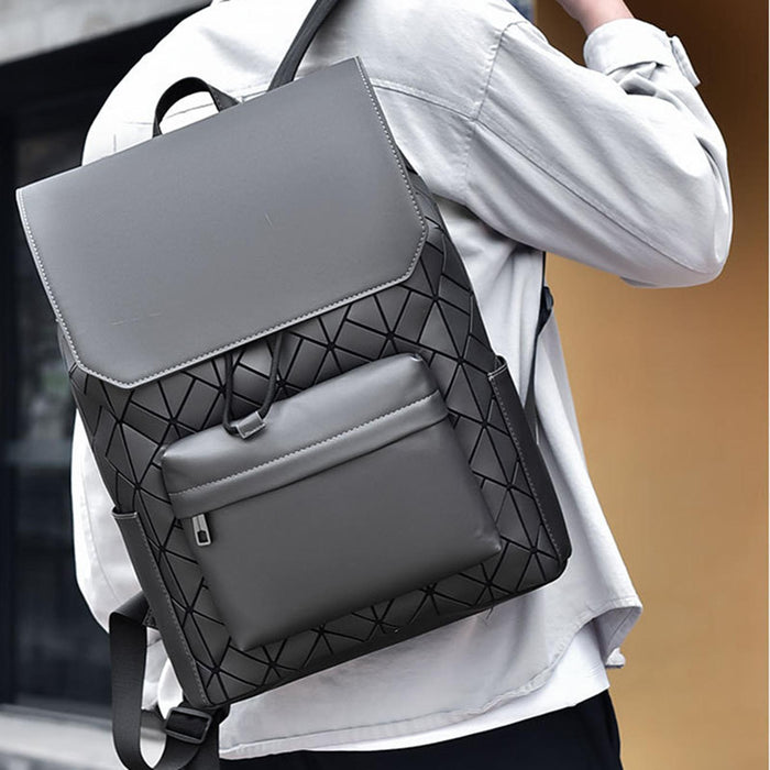 Business Backpack Waterproof Multifunctional for Men Women Computer Backpack Gray