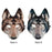 Wolf Head Mask for Fancy Dress Party Party Spoofs Cosplay Brown