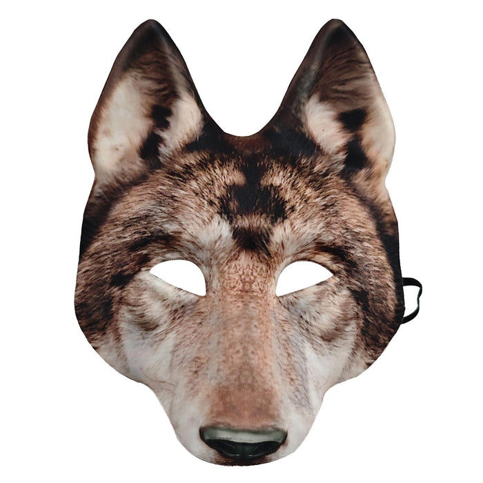 Wolf Head Mask for Fancy Dress Party Party Spoofs Cosplay Brown