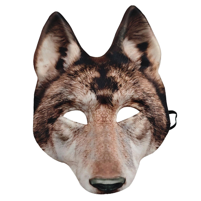 Wolf Head Mask for Fancy Dress Party Party Spoofs Cosplay Brown