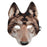 Wolf Head Mask for Fancy Dress Party Party Spoofs Cosplay Brown