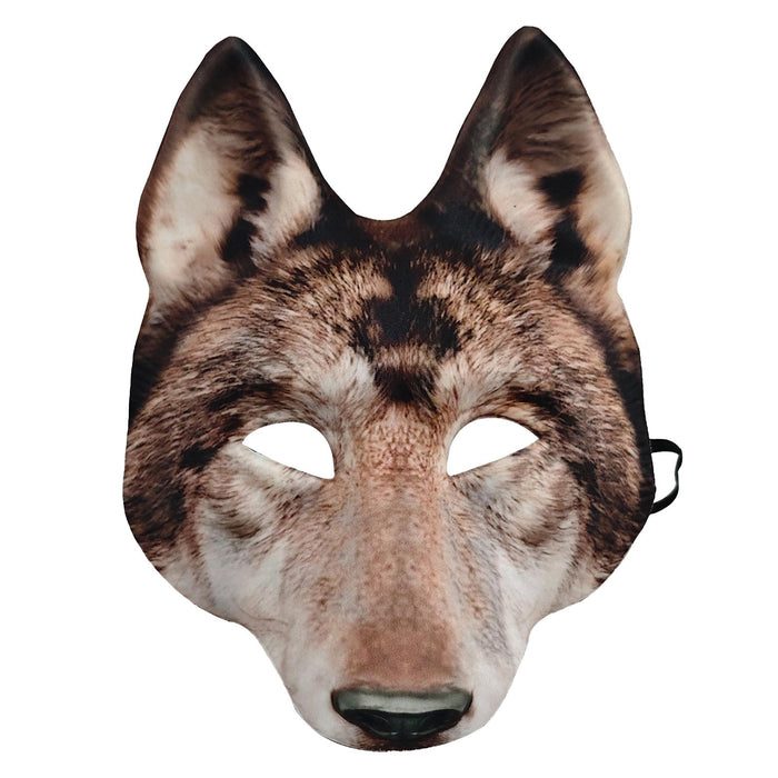 Wolf Head Mask for Fancy Dress Party Party Spoofs Cosplay Brown