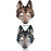 Wolf Head Mask for Fancy Dress Party Party Spoofs Cosplay Brown