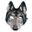 Wolf Head Mask for Fancy Dress Party Party Spoofs Cosplay Gray