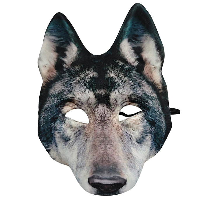 Wolf Head Mask for Fancy Dress Party Party Spoofs Cosplay Gray