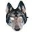 Wolf Head Mask for Fancy Dress Party Party Spoofs Cosplay Gray