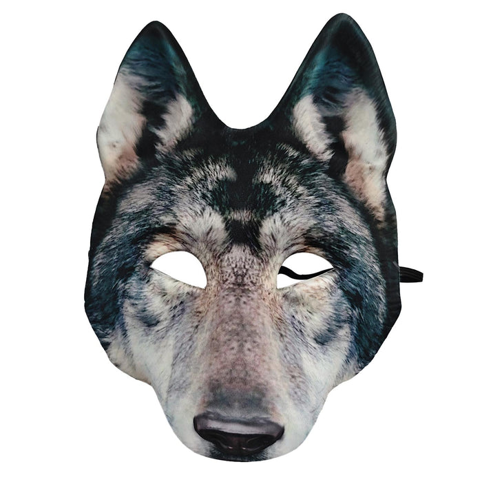 Wolf Head Mask for Fancy Dress Party Party Spoofs Cosplay Gray