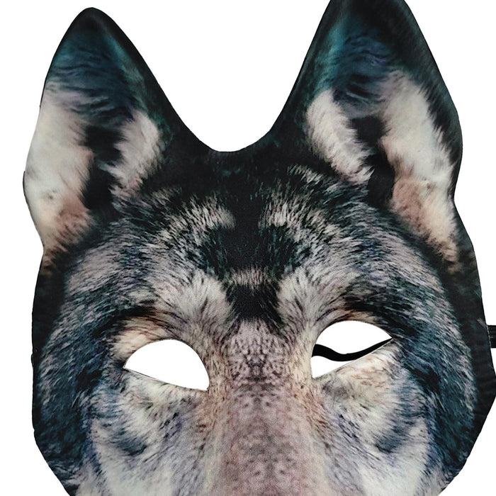 Wolf Head Mask for Fancy Dress Party Party Spoofs Cosplay Gray