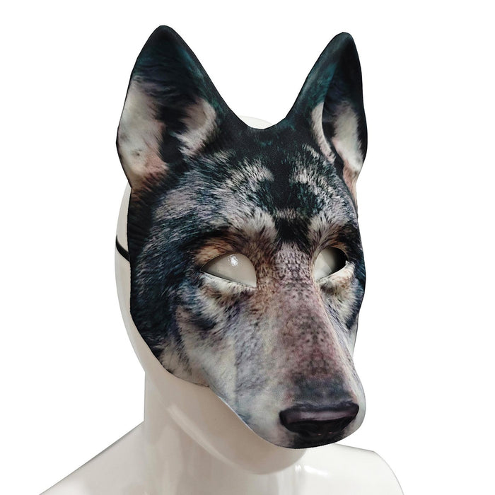 Wolf Head Mask for Fancy Dress Party Party Spoofs Cosplay Gray