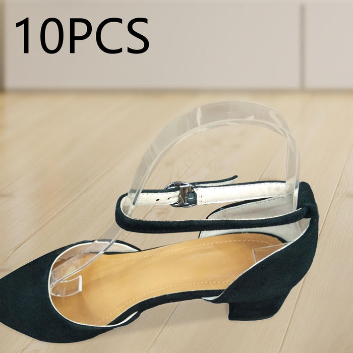 10 Pieces Acrylic Shoe Stand Support Shoe Support for Cloakroom Bedroom Mall