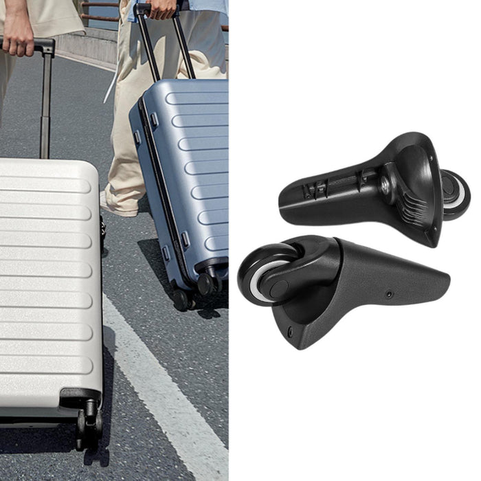 2Pcs Luggage Suitcase Wheels 65 mm Swivel Caster Wheels for Travel Suitcases