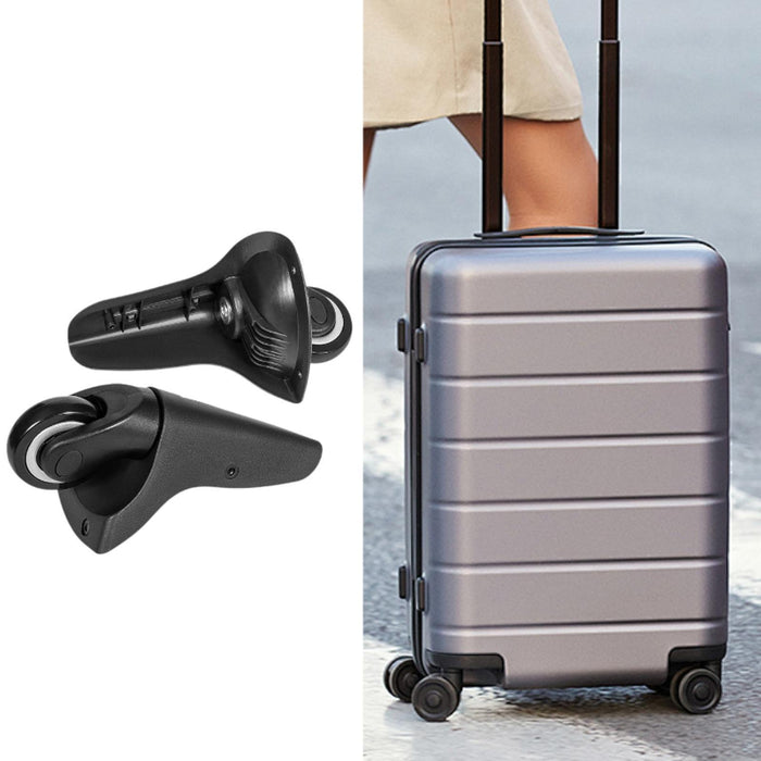 2Pcs Luggage Suitcase Wheels 65 mm Swivel Caster Wheels for Travel Suitcases