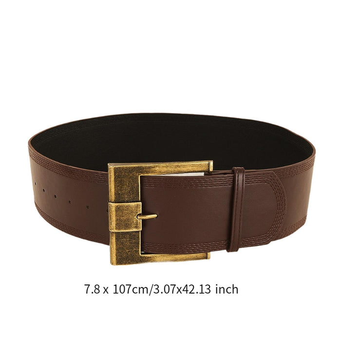 Women Waist Belt PU Leather Belt Female Cinch Belt for Sweaters Travel Dress