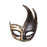 Masquerade Mask with Strap Fancy Dress Half Face Mask for Men Festival Party Black