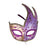 Masquerade Mask with Strap Fancy Dress Half Face Mask for Men Festival Party Purple