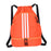 Drawstring Backpack Adjustable Shoulder Straps for Women Men String Swim Bag Orange