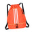 Drawstring Backpack Adjustable Shoulder Straps for Women Men String Swim Bag Orange