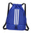 Drawstring Backpack Adjustable Shoulder Straps for Women Men String Swim Bag Blue