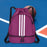 Drawstring Backpack Adjustable Shoulder Straps for Women Men String Swim Bag Violet