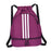 Drawstring Backpack Adjustable Shoulder Straps for Women Men String Swim Bag Violet