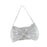 Women Evening Clutch Bag Female Underarm Bag for Weddings Commuting Birthday Silver