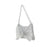 Women Evening Clutch Bag Female Underarm Bag for Weddings Commuting Birthday Silver