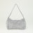 Women Evening Clutch Bag Female Underarm Bag for Weddings Commuting Birthday Silver