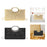 Ladies Clutch Purse Handbag Decoration Wedding Bag for Engagement Prom Women Gold