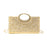 Ladies Clutch Purse Handbag Decoration Wedding Bag for Engagement Prom Women Gold