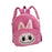 Kids Backpack Adorable with Zipper Closure Novelty Adjustable Shoulder Strap Rose Pink