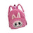 Kids Backpack Adorable with Zipper Closure Novelty Adjustable Shoulder Strap Rose Pink