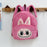 Kids Backpack Adorable with Zipper Closure Novelty Adjustable Shoulder Strap Rose Pink