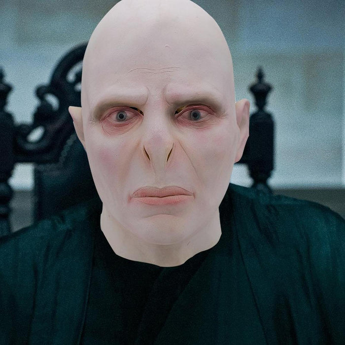 Voldemort Latex Mask Cosplay Halloween Face Mask for Festival Carnival Party