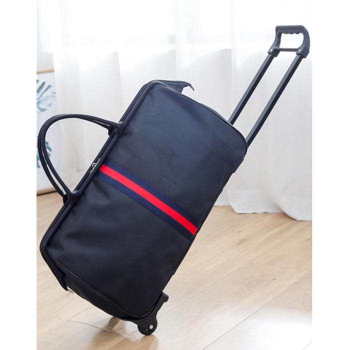 Rolling Duffel Bag Travel Bag for Camping Air or Car Travels Overnight Stays 50 cmx22 cmx35 cm