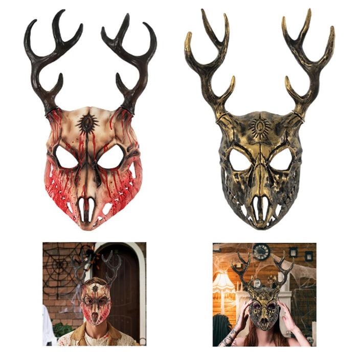 Halloween Mask Mask Creative Cosplay Costume for Adults Festival Party Khaki