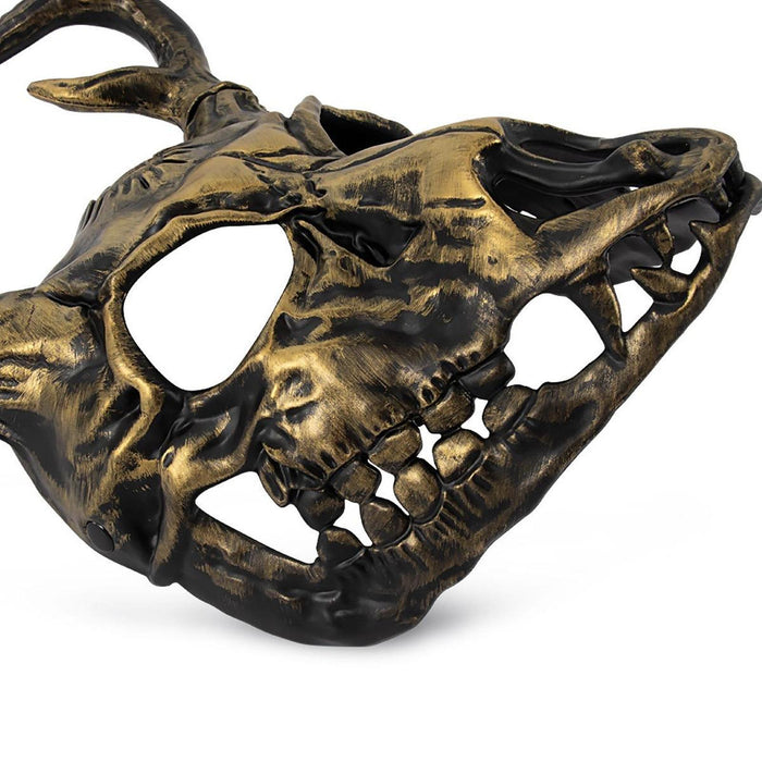 Halloween Mask Mask Creative Cosplay Costume for Adults Festival Party Bronze