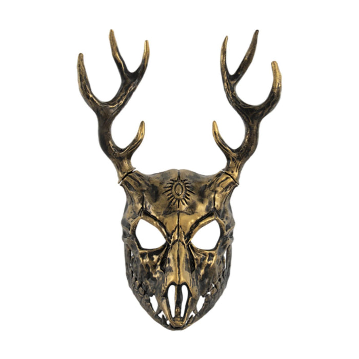 Halloween Mask Mask Creative Cosplay Costume for Adults Festival Party Bronze