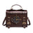 Steampunk Crossbody Bag Adjustable Strap Large Capacity Handbag Shoulder Bag