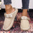 Suede Clogs Adjustable Strap Thick Soled Slip on Closed Toe AntiSlip Sandals 39