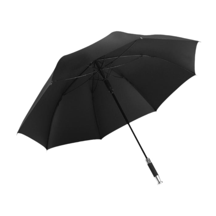 Rain Umbrella Large Lightweight Auto Open Umbrella for Traveling Beach Women Black