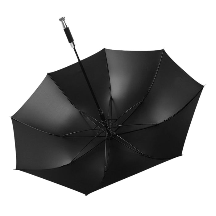 Rain Umbrella Large Lightweight Auto Open Umbrella for Traveling Beach Women Black