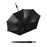 Rain Umbrella Large Lightweight Auto Open Umbrella for Traveling Beach Women Black