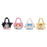 Women Tote Bag Fashionable Cute Stylish Travel Bag for Birthday Party Summer Kuromi