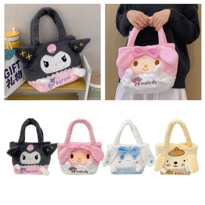 Women Tote Bag Fashionable Cute Stylish Travel Bag for Birthday Party Summer Kuromi