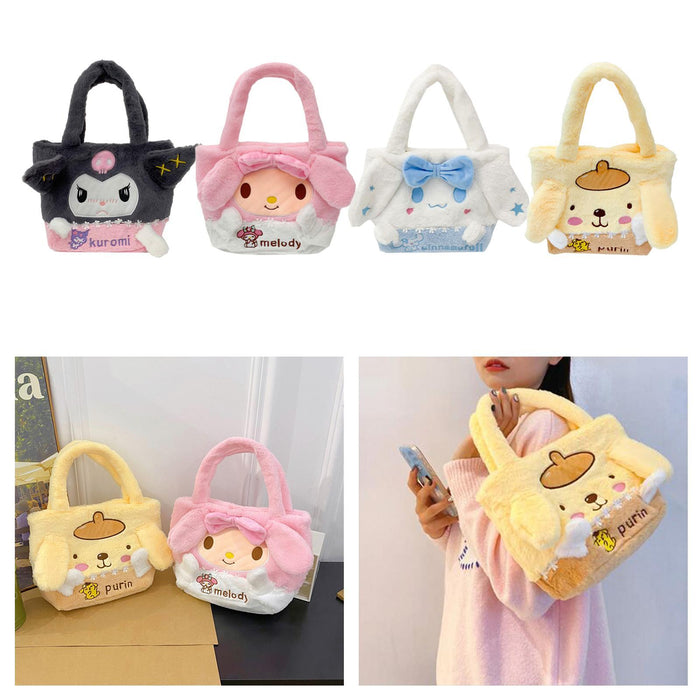 Women Tote Bag Fashionable Cute Stylish Travel Bag for Birthday Party Summer Kuromi